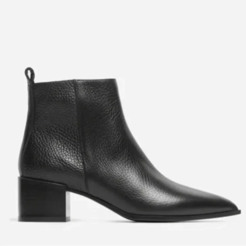 Everlane Boss Booties Black 8.5